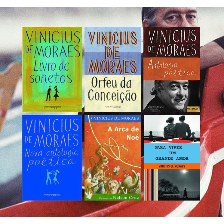 Coleção Vinicius de Moraes - Antologia Poética / Livro dos Sonetos / Orfeu da Conceição / A Arca de
