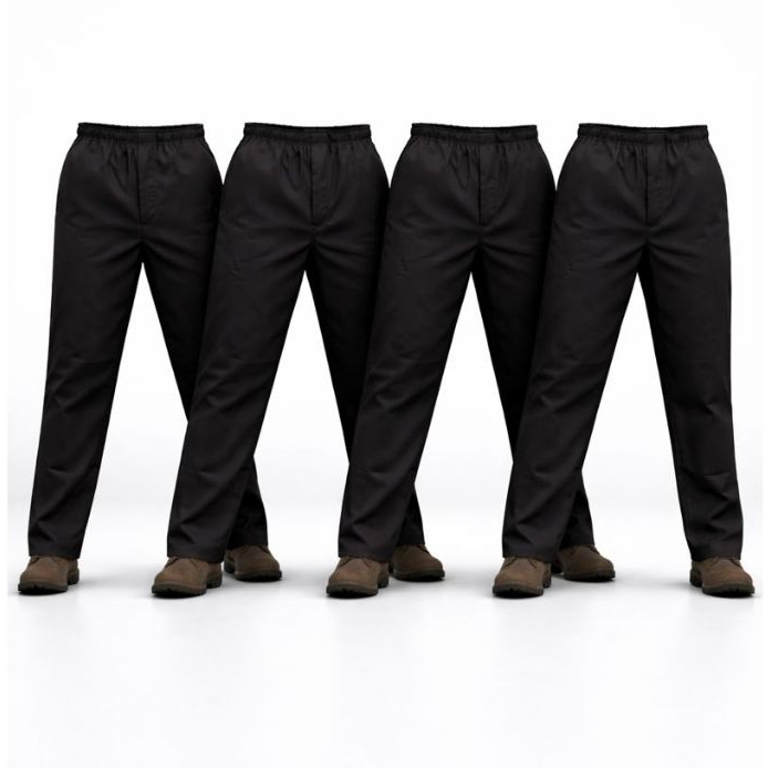 Kit 4 Calças para Uniforme De Brim Pesado Forte Reforçada Trabalho Oficina Construção Manutenção