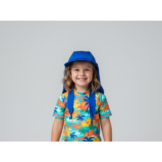 Boné Praia Infantil Bebê Menino Com Proteção Solar Fator 50 em Oferta na Shopee