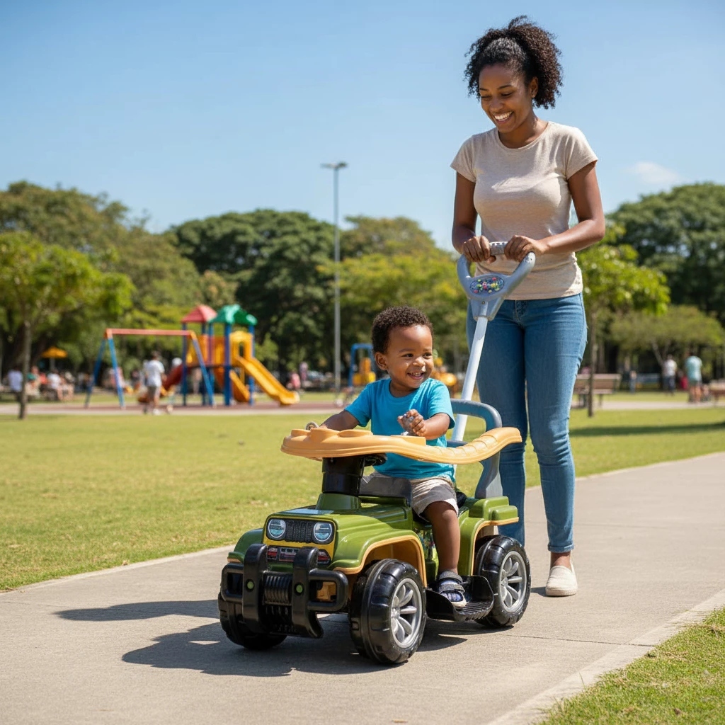 Quadriciclo Infantil Passeio Andador Veículo Vários Modelos Seguro Conforto Crianças