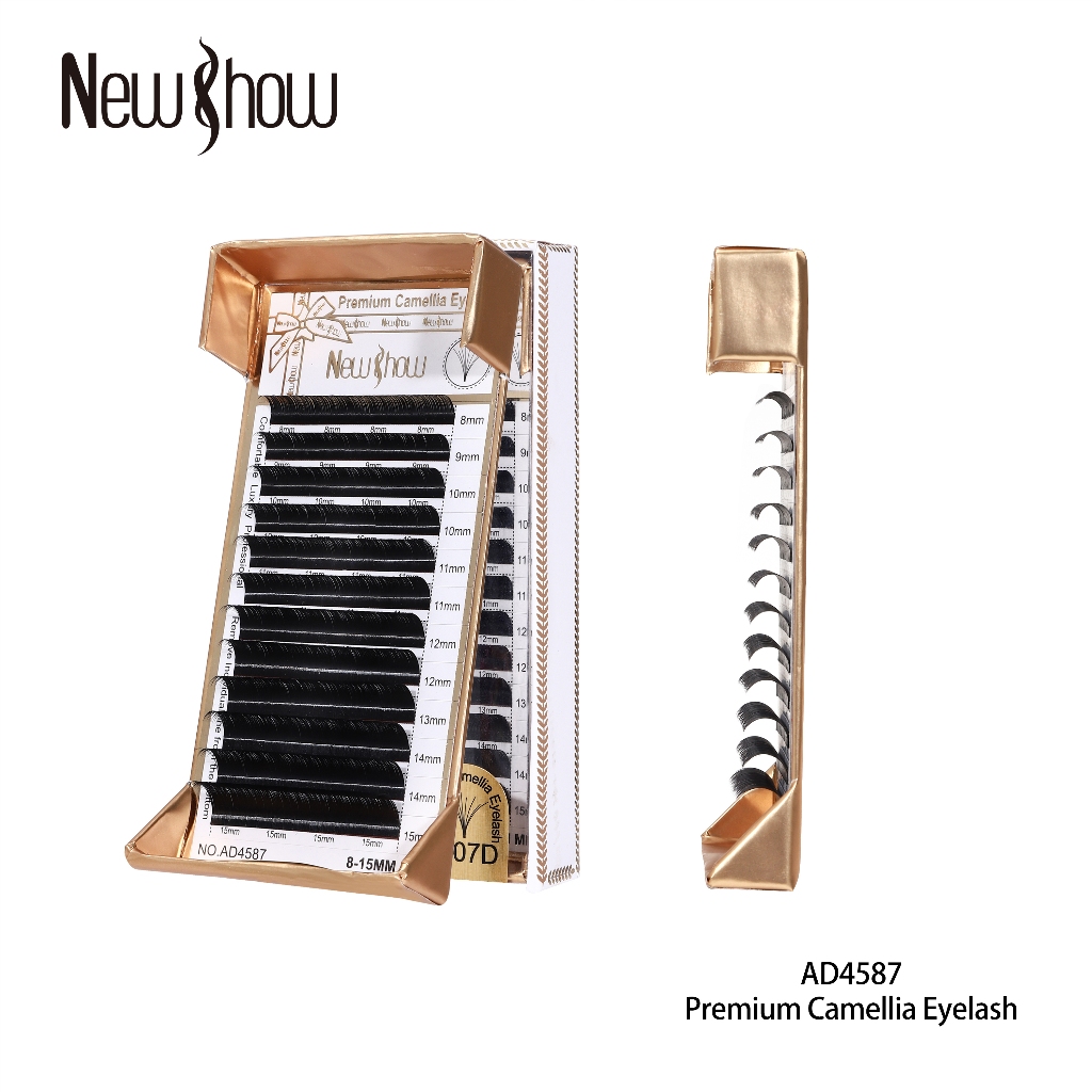 New Show Cílios Celebridades e Moda SHAPED Extensão  Postiços Alongamento Novidade Volume Maquiagem Híbrida em Oferta na Shopee