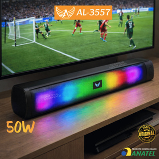 [ORIGINAL] SOUNDBAR 50W POTENTE LED Home Theather Bluetooth TV GAMER PC CINEMA Caixa de Som Portátil em Oferta na Shopee