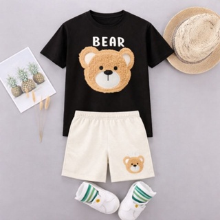 Conjunto infantil masculino estilo Premium regata e bermuda casual chic em Oferta na Shopee