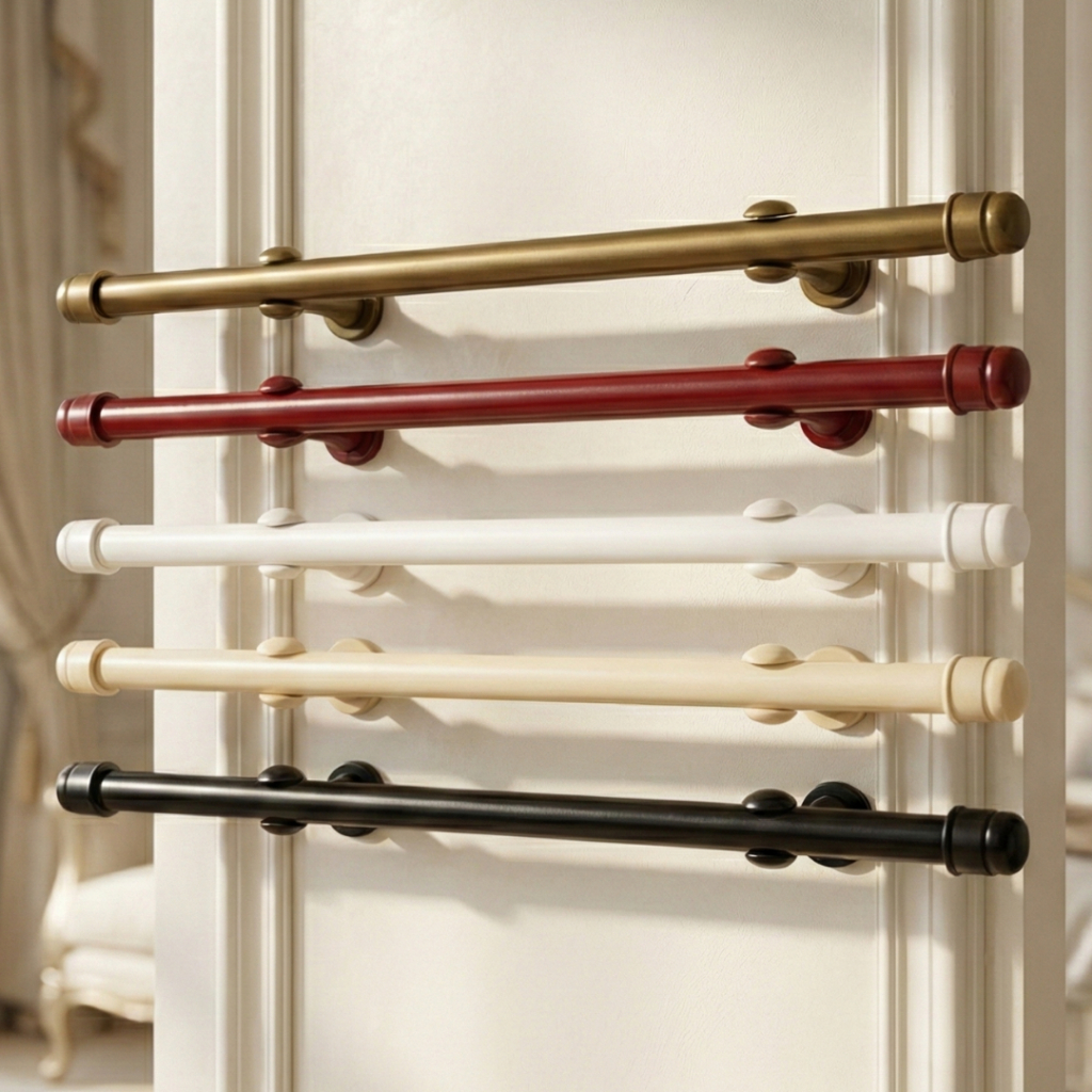 Varão Bastão de Cortina Simples 1 metro, 1,5 metro, 2 metros, 2,5 metros -19mm Varias Cores em Oferta na Shopee