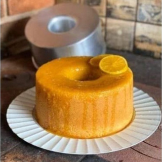 Forma com Furo Alta Suíça Reta Para Bolo Torta 21x10cm em Alumínio em Oferta na Shopee