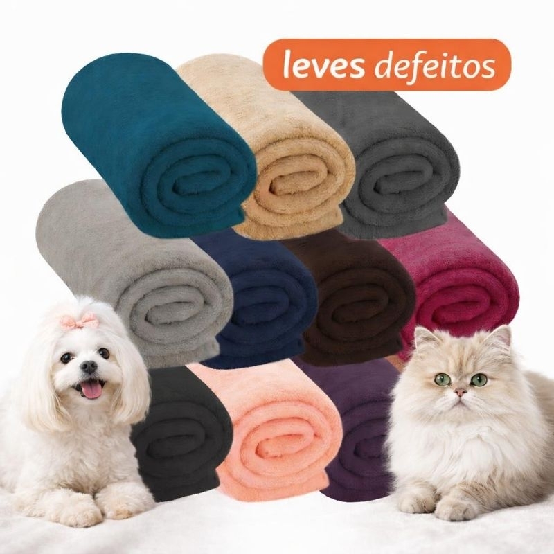 Manta Pet Soft  Promoção com Leves Defeitos – Oferta Especial