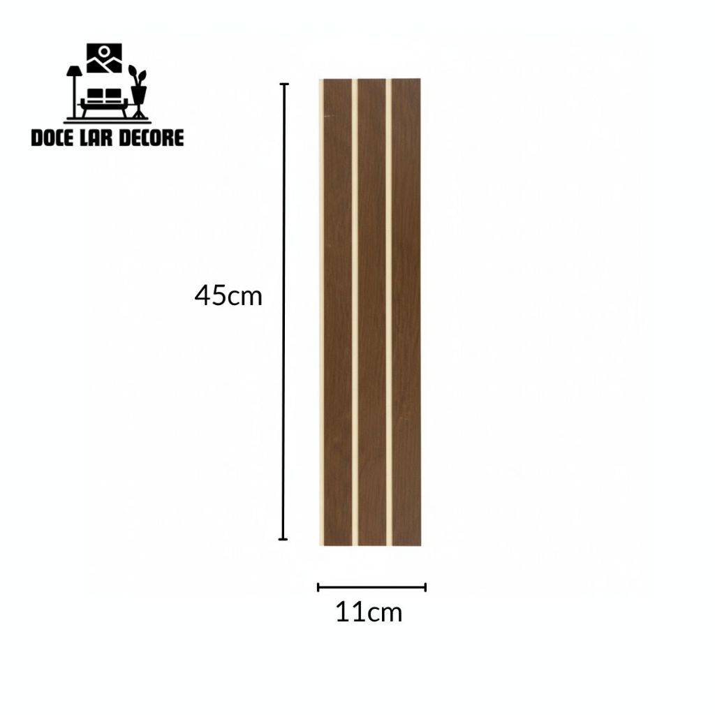 Kit com ate 100 Placas Ripados Decorativos Adesiva 45x11 Painel Premium Alta Qualidade Sala Penteadeira