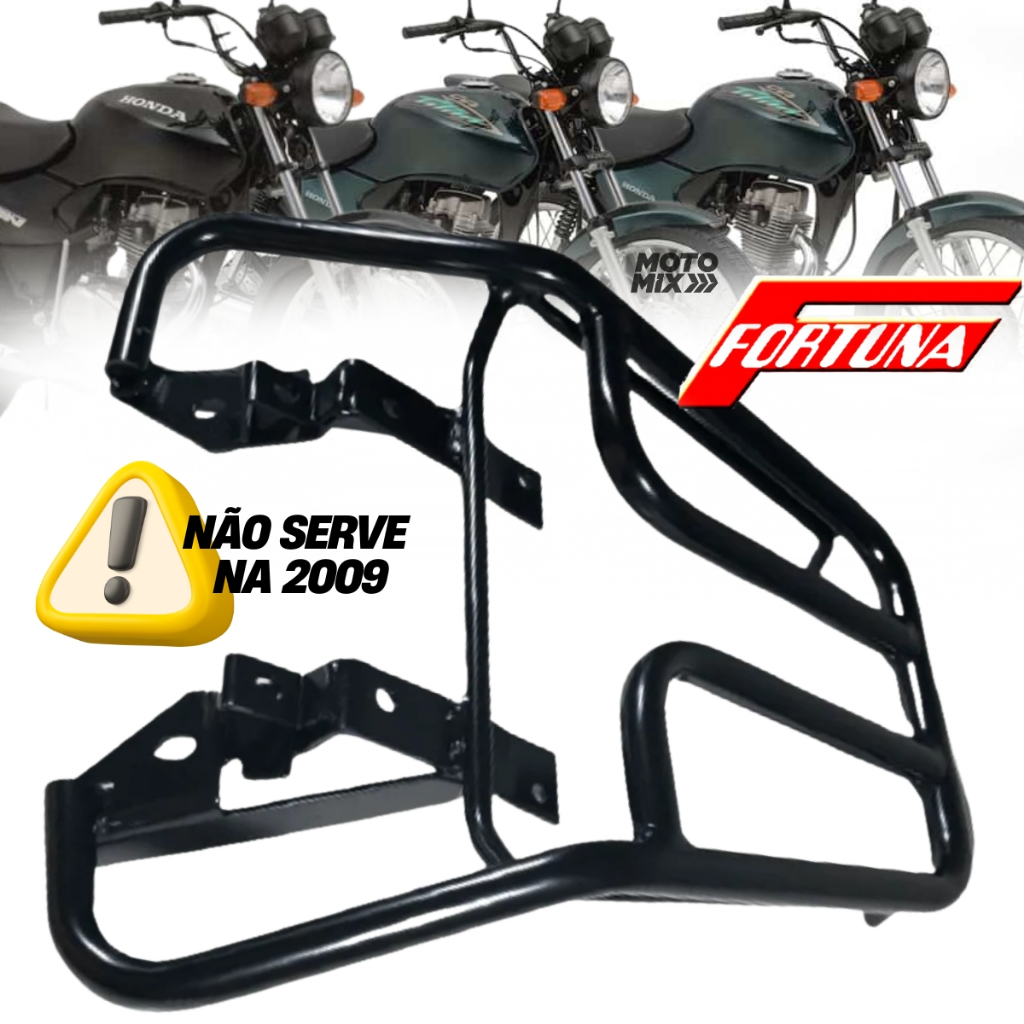 Bagageiro Churrasqueira Cg125 Fan 125 / Fan 150 2009 Ate 2013 / Titan 150 2009 Fortuna