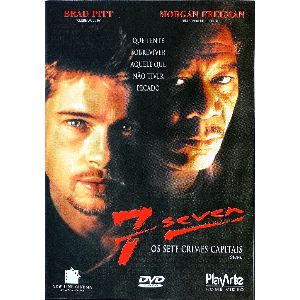 Dvd Seven Os Sete Crimes Capitais D: David Fincher - Brad Pitt, MORGAN FREEMAN