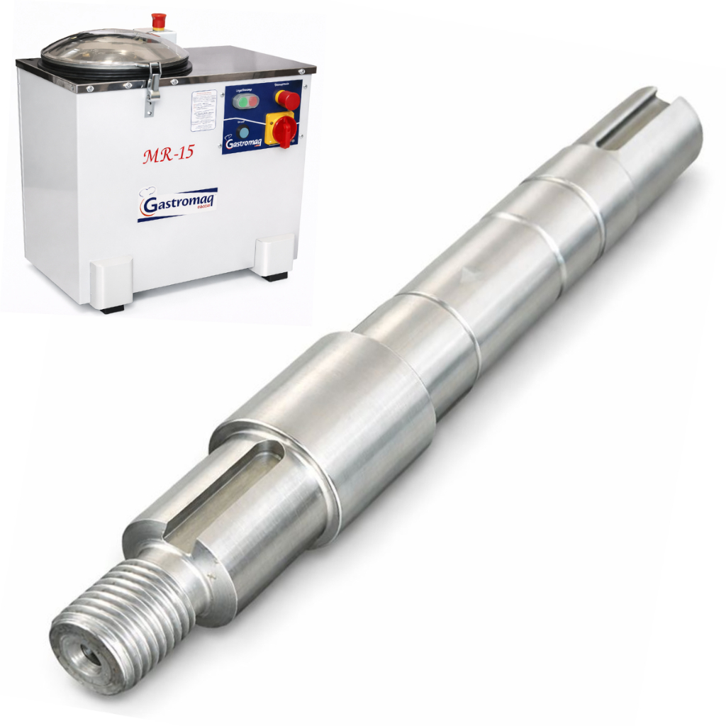 Eixo Mr15 Para Conjunto Mancal Da Masseira De Pães Gastromaq