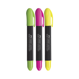 Kit marca texto gel supersoft Faber Castell em Oferta na Shopee