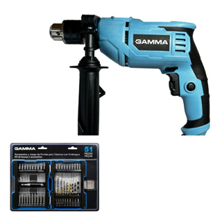 Furadeira de Impacto 13mm 910W Gamma G19513AC Com Kit 51 Peças Profissional em Oferta na Shopee