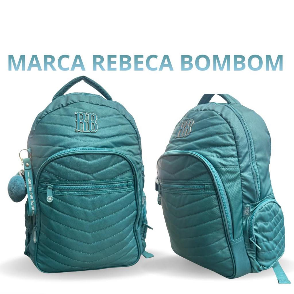 Mochila Rebeca Bombom Feminina de Costa Grande Fosca Escolar