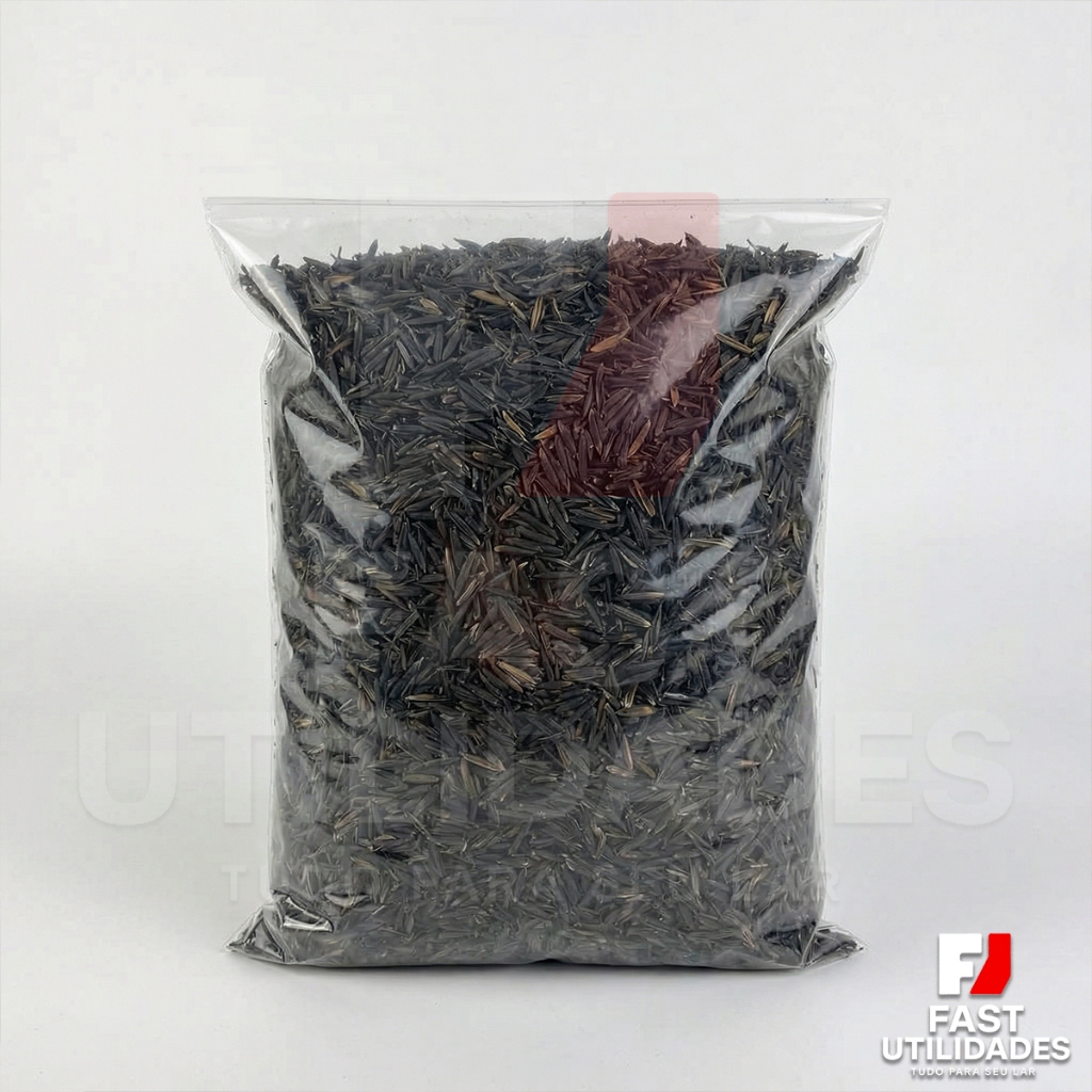 Casca de Arroz Carbonizada 20L Jardim Substrato Orgânico Seco Para Solo Vasos Drenagem