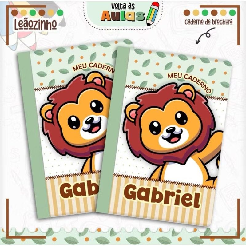 4 adesivos vinil a prova d’água para capa de caderno brochura frente/verso