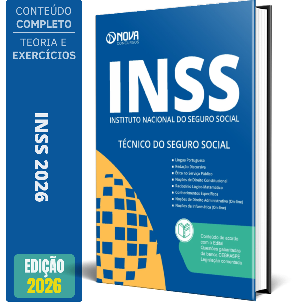 Imagem Apostila INSS 2026 - Técnico do Seguro Social