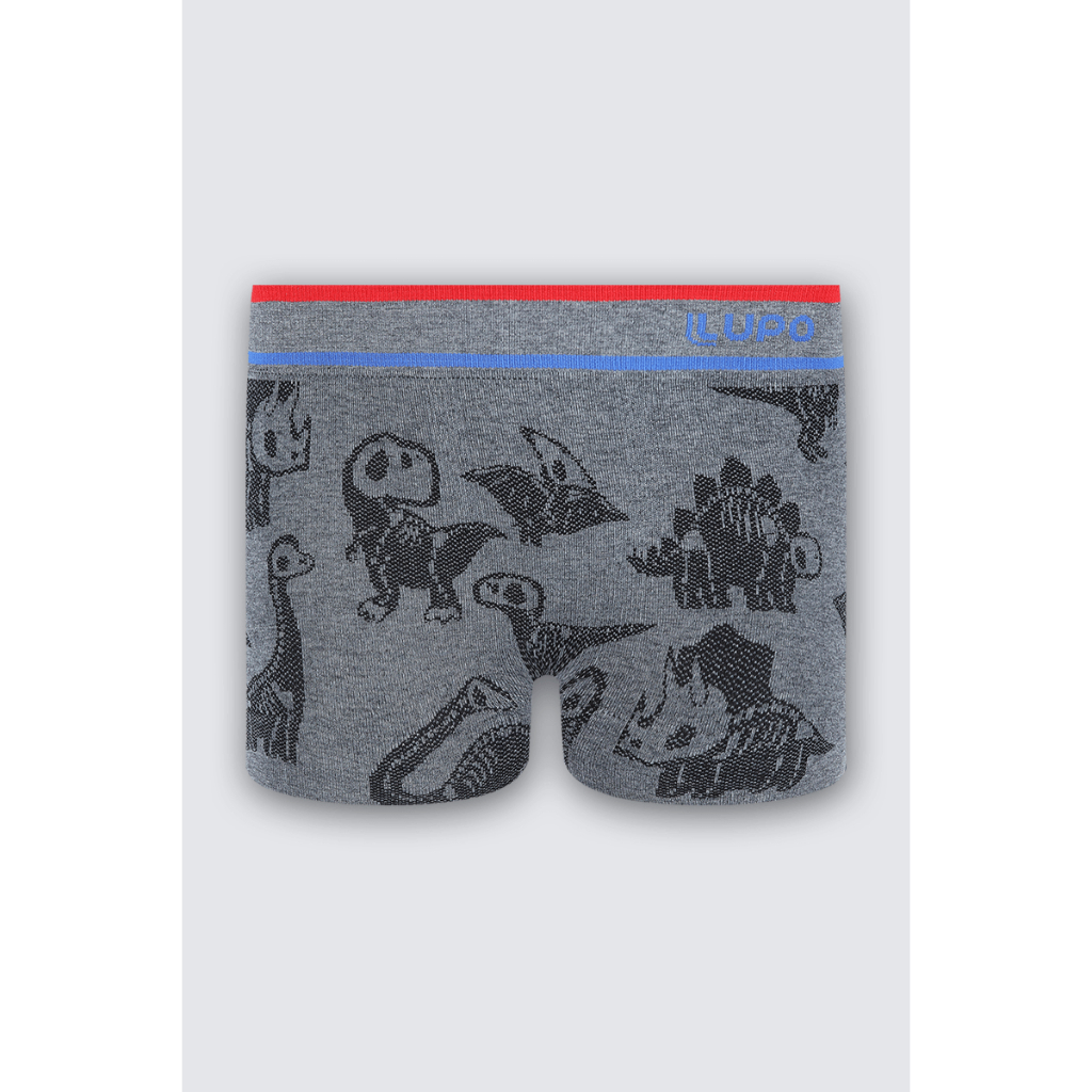 Kit C/2 Cuecas Boxer Sem Costura Infantil Lupo Kids 137 em Oferta na Shopee