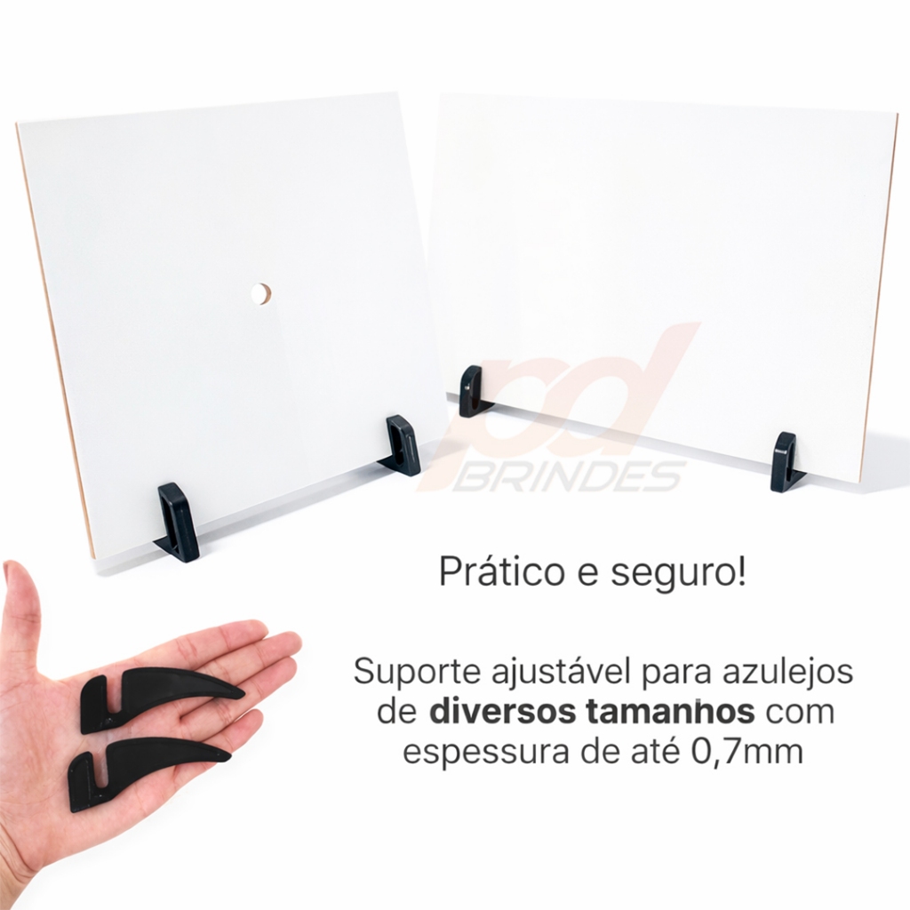 Detalhes do Suporte Ajustável para Azulejo - 5 Unidades