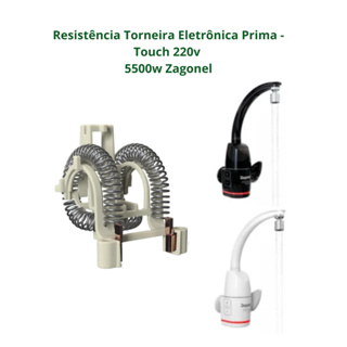 Resistência Zagonel Torneira Elétrica/eletrônica Prima Original 5500W 220v em Oferta na Shopee