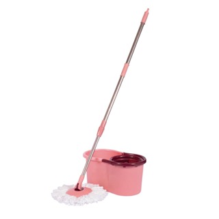 Mop Esfregão 8L Limpeza Prática Giratório com Refil Cores Rosa/ Turquesa - Mor em Oferta na Shopee