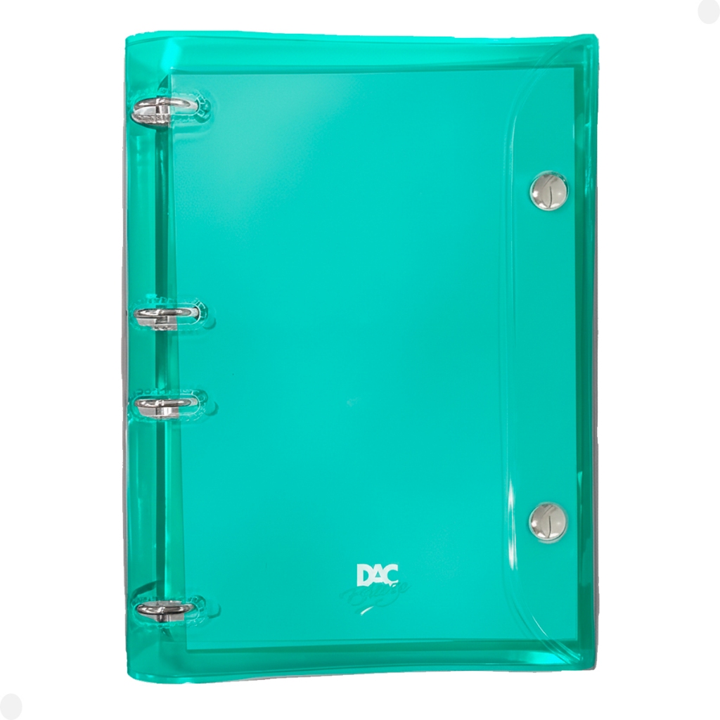 Fichário Colegial CRISTAL 192 folhas 10 Divisórias DAC em Oferta na Shopee