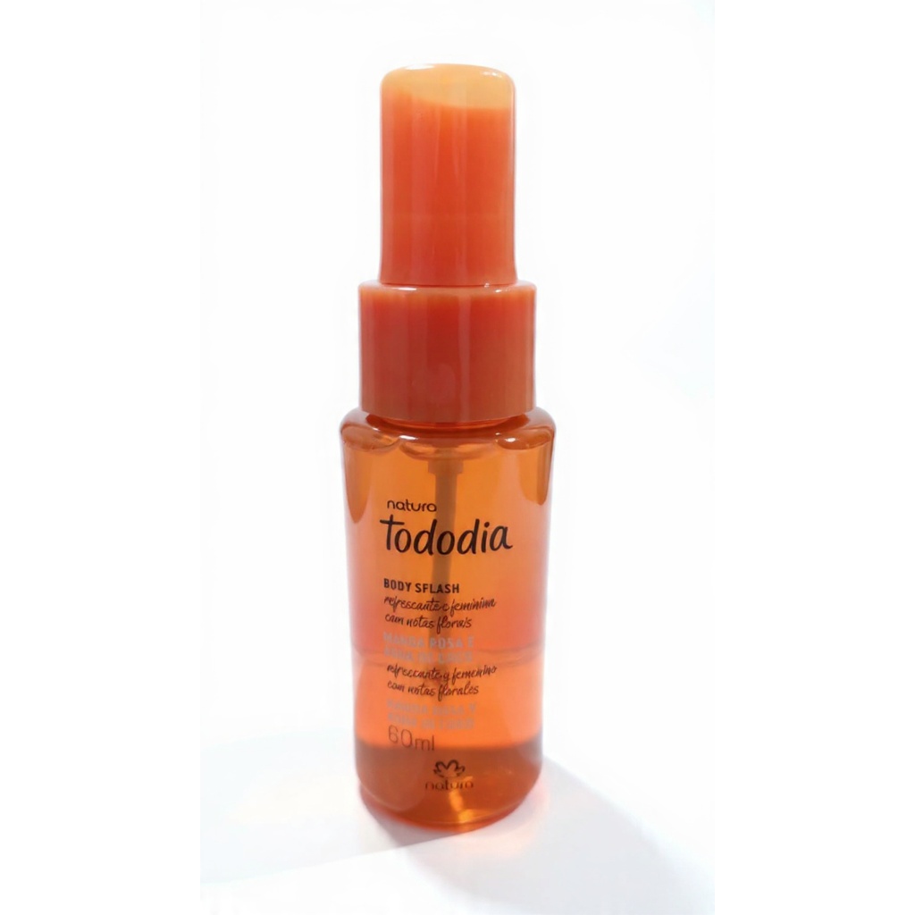 NATURA TODODIA  MINI BOD SPLASH MANGA ROSA E AGUA DE COCO( ITEM NAO VEM EM CAIXA DE FABRICA)