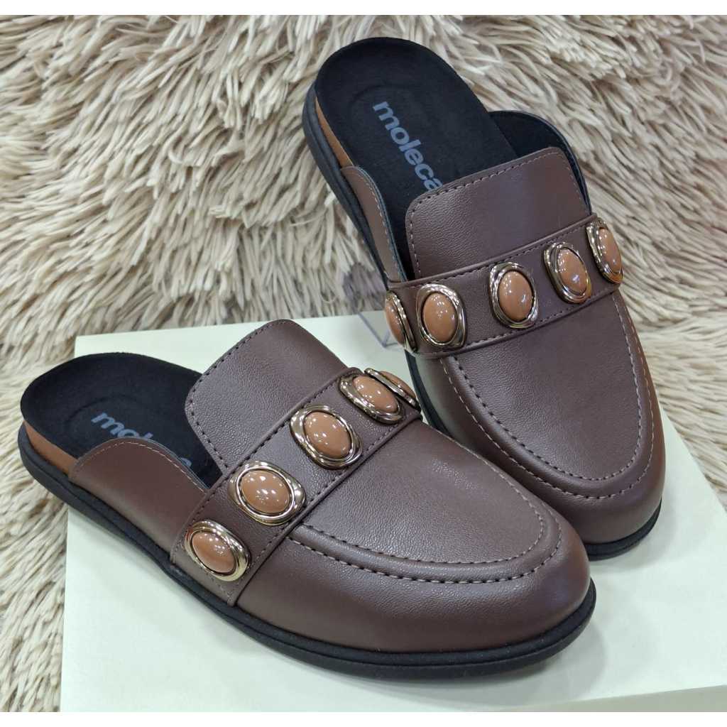 Mule Moleca 5826.108 (Produto Original) - Chocolate/Branco Off em Oferta na Shopee