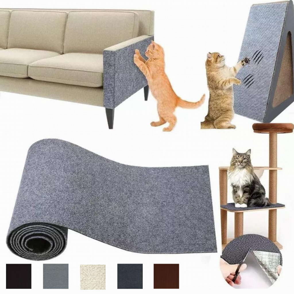 Arranhador Para Gatos Adesivo Protetor Sofá 2 Metros X 50cm em Oferta na Shopee