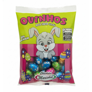 Ovinhos De Páscoa Chocolate Ao Leite C/50 Unidades 300g Marisbel em Oferta na Shopee