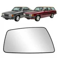 Lente Retrovisor Opala Caravan 1989 a 1990 Sem Base