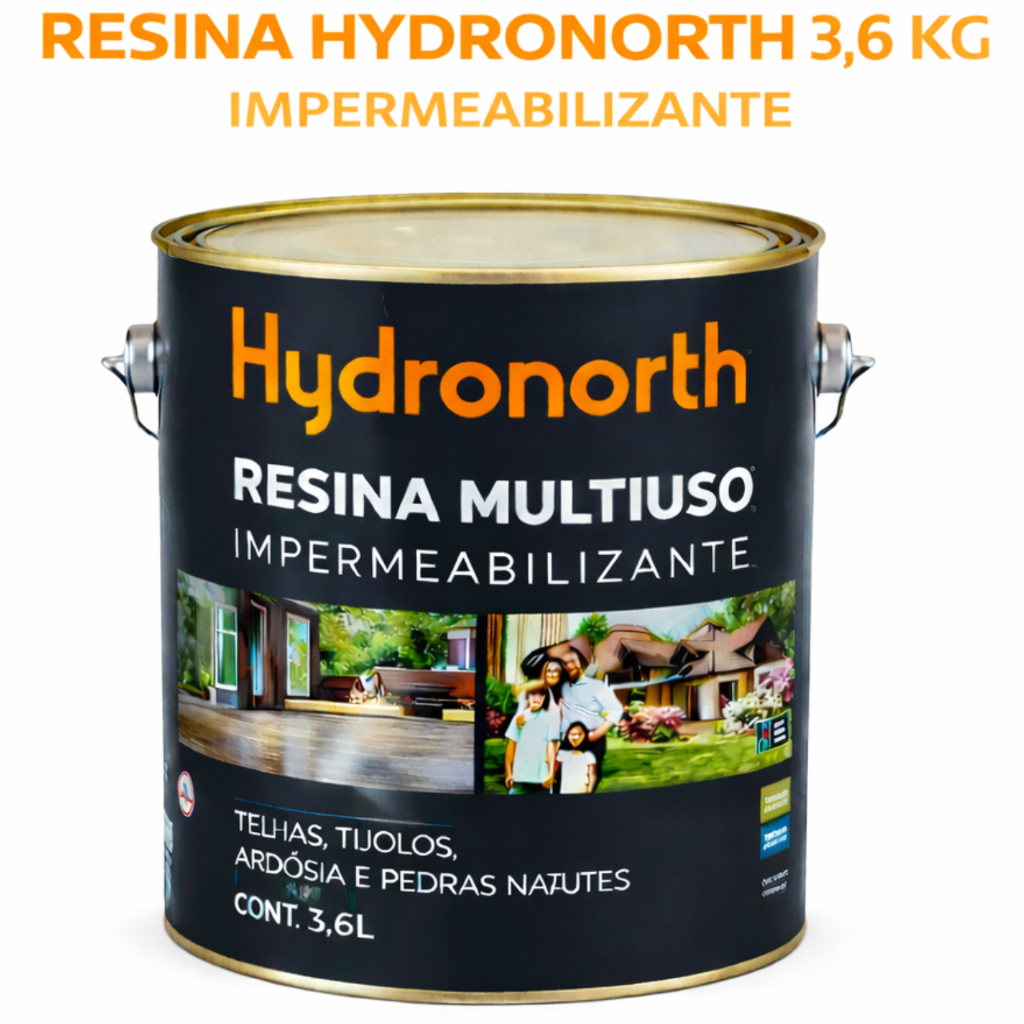 Resina Incolor 3,6 L – Hydronorth pronto para uso