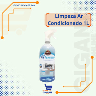 Produto 1L Bactericida Air Shield Limpeza Ar Condicionado