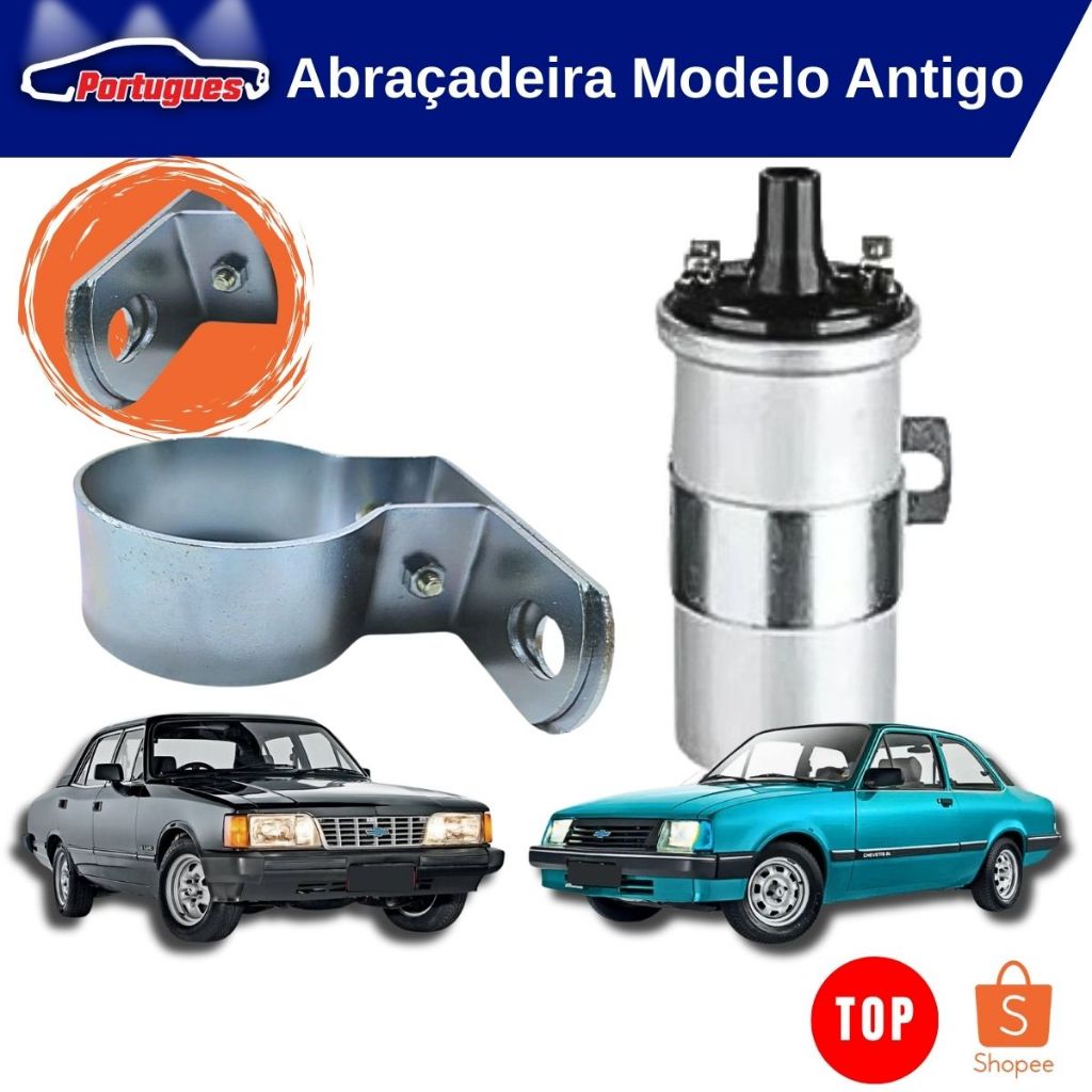 Abraçadeira Suporte Bobina De Ignição Motor opala caravan Padrão Original