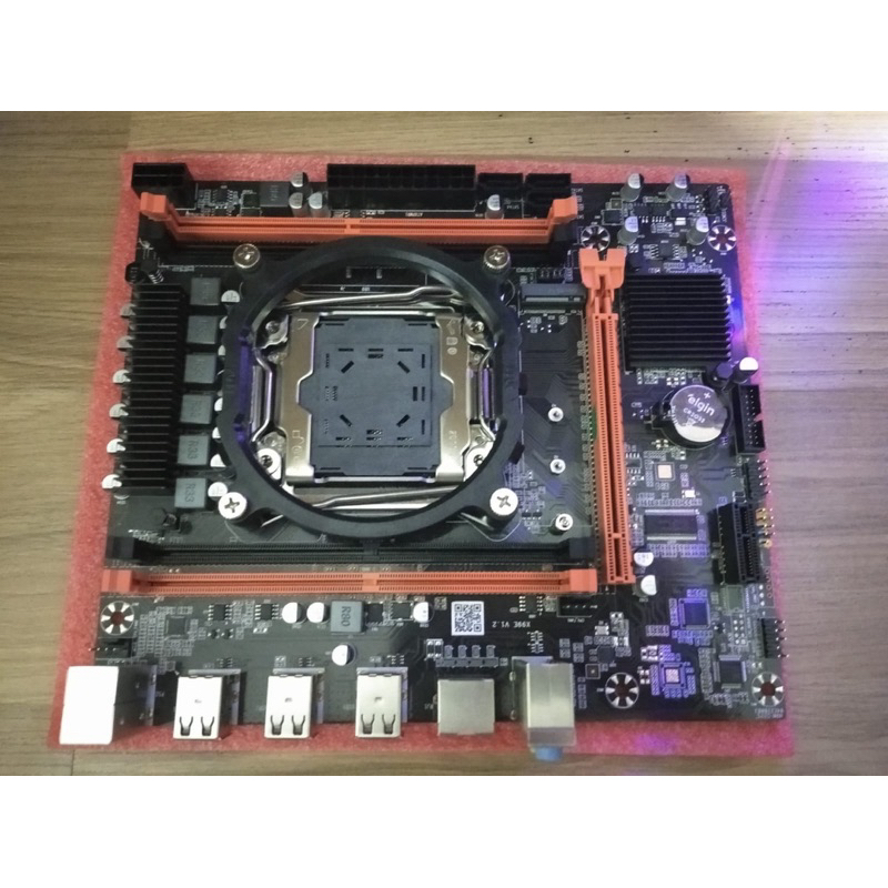 Placa Mãe Mougol Intel X99 Lga2011-3 Suporte M.2 Nvme Laranja-escuro