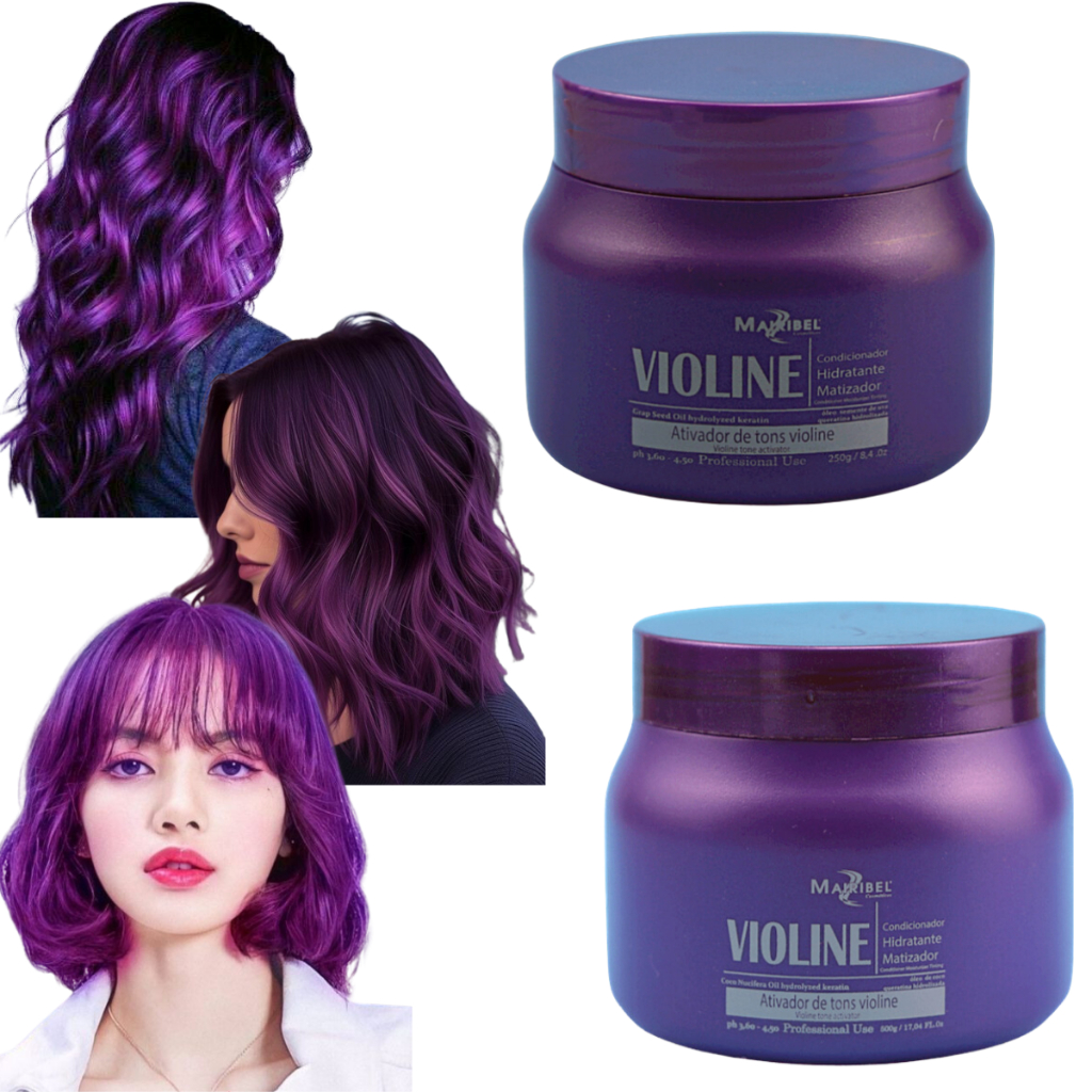 Máscara Matizadora Mairibel Violine Roxo Intenso Hidraty 250g 500g