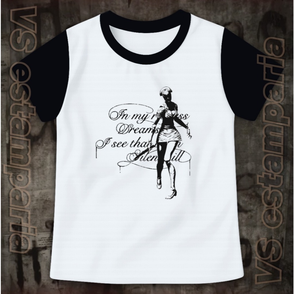 Babylook Silent Hill / Y2K / Aesthetcic / Horror / Baby tee