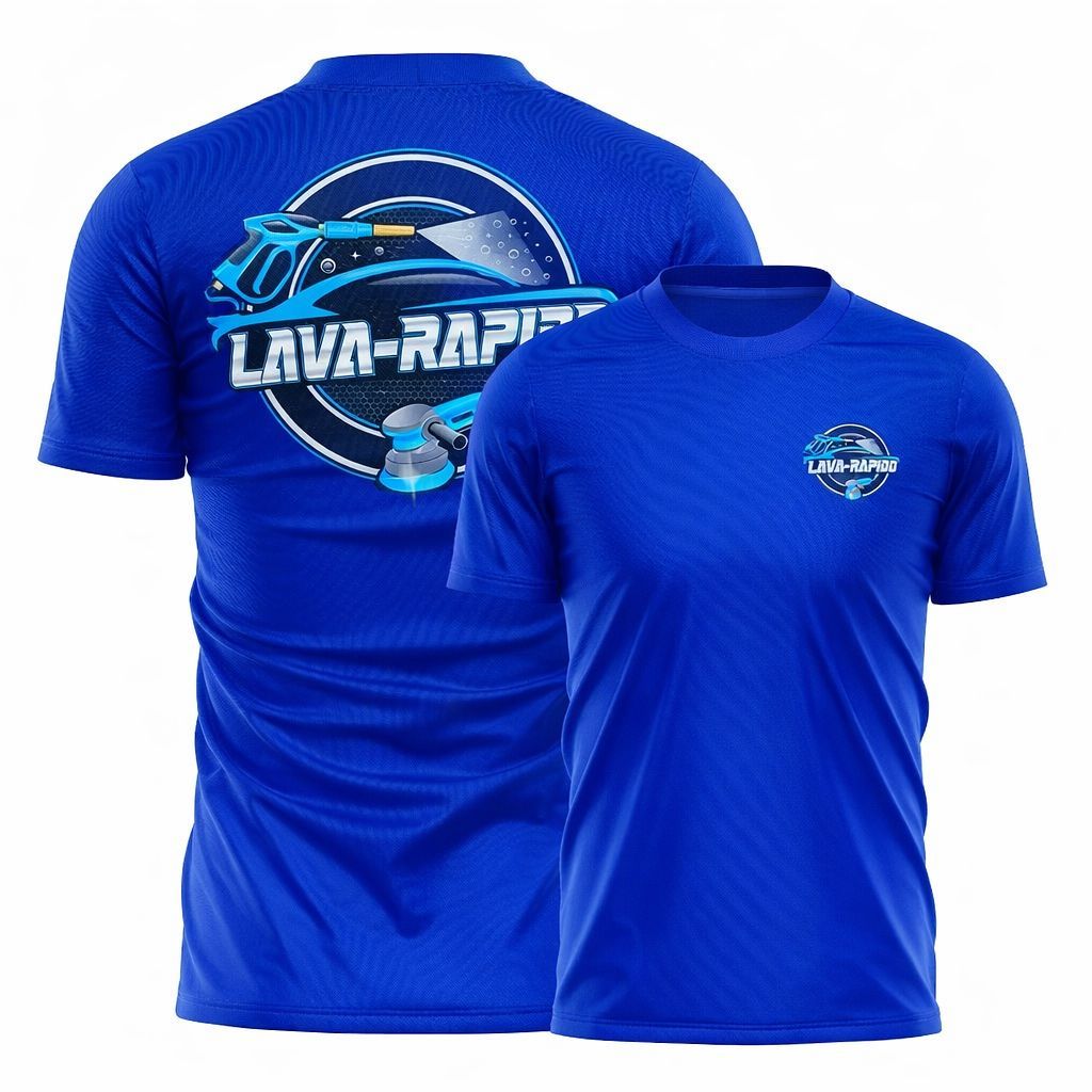 Detalhes do Camiseta Profissional Lava-Rápido  Camiseta profissional desenvolvida para lava-rápido e estética automotiva,