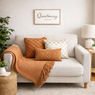 Kit de Capa Almofada Cordão Caramelo Macrame Artesanal Decorativa Algodão Estilo Rustico Carnaval em Oferta na Shopee