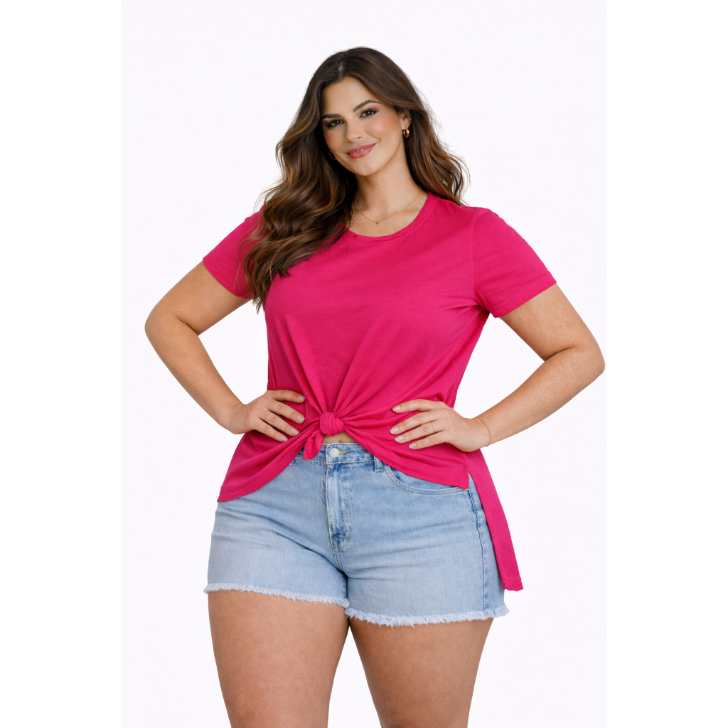 Blusa Feminina Basica sobre Legging Longa Plus Size Grande Academia Tapa Bumbum em Oferta na Shopee