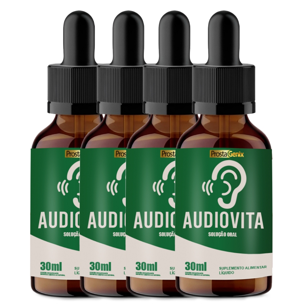 4 Audiovita – Suplemento Alimentar Líquido – Prático e Fácil de Usar