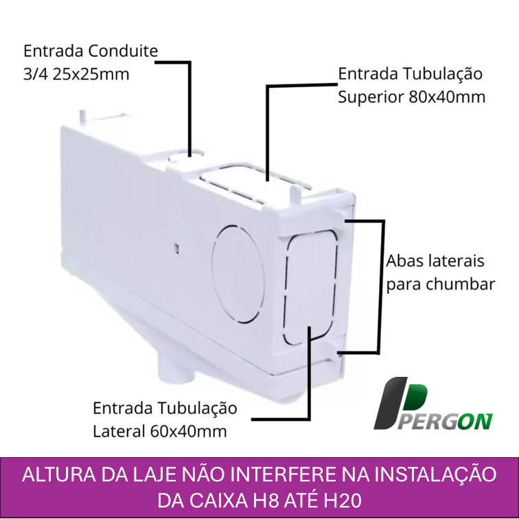 Kit com 2x e 1x Caixas de Dreno para Ar-Condicionado Split - Sua 🏠 Obra Merece - Cor Preto