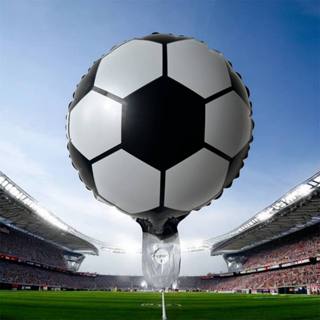 10 Balão Metalizado Mini Bola de Futebol Centro de Mesa 22cm em Oferta na Shopee