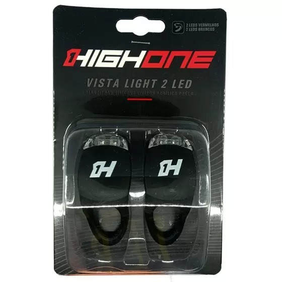 Vista Light Diant/tras. High One 2 Led Silicone Visor Acril