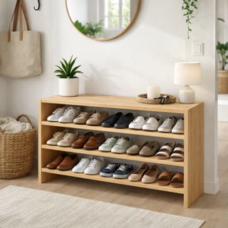 Sapateira Organizadora Grande 5 andares 100% MDF Branca - Preta - Amadeirada - Crua - Tamanhos 70cm | 93cm em Oferta na Shopee