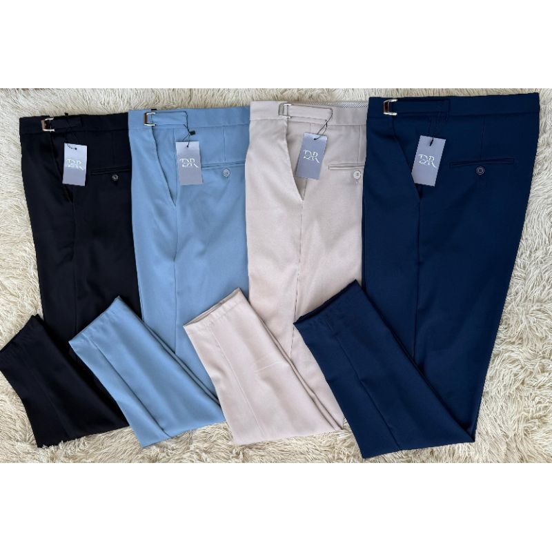 Calça Alfaiataria com Elastano Masculina ajuste lateral em Oferta na Shopee