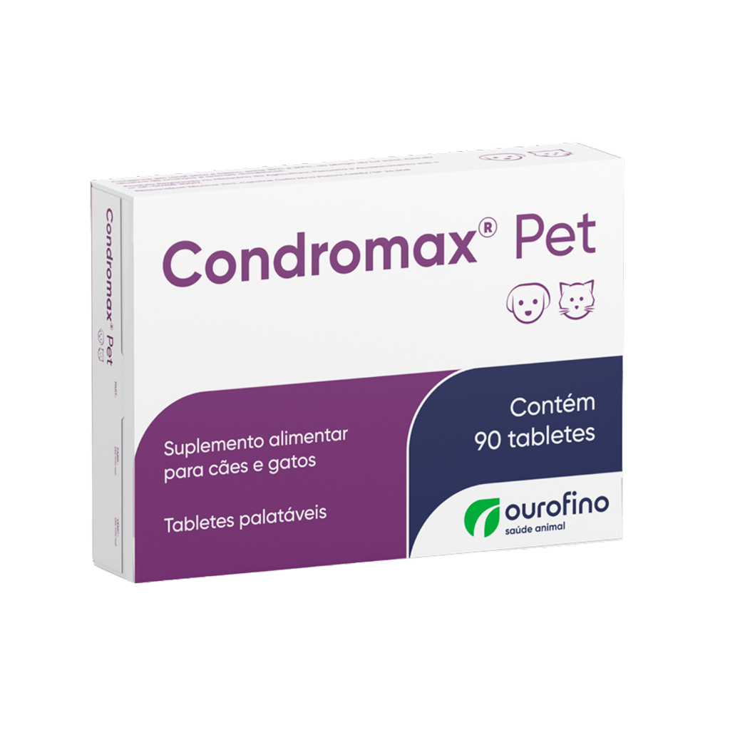 Condromax Pet Ourofino para cães e gatos 90 tabletes