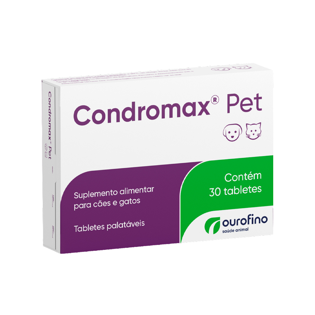 Condromax Pet Ourofino para cães e gatos 30 tabletes em Oferta na Shopee