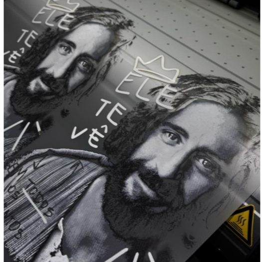 Estampas Impressão Dtf Alta Qualidade Cabeça de Impressao I3200 1 Metro por 58 Cm de Largura