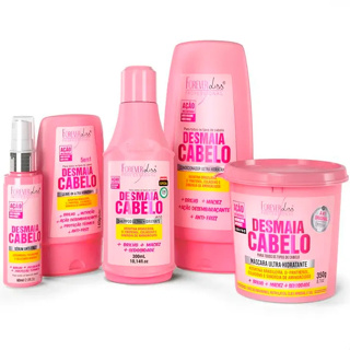 Kit Desmaia Cabelo Completo Forever Liss 5 Produtos em Oferta na Shopee