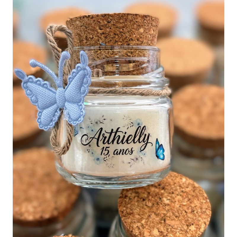 Mini velas aromática lembrancinhas, borboletas kit para casamento aniversário chá de bebê,batizado maternidade.